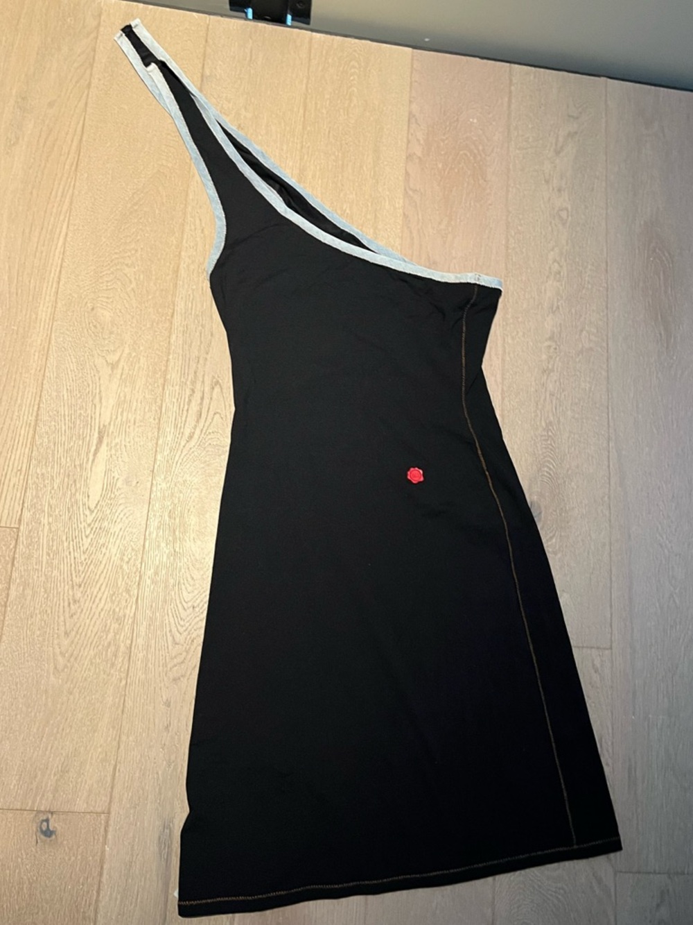 Vintage Moschino One-Shoulder Dress